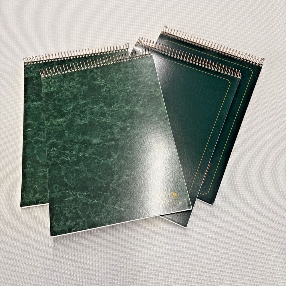 Set of 4 Vintage AmPad Gold Fibre Project Planners Home Office Y2K (some used)